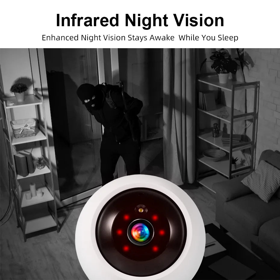Fuers 5MP WiFi Camera Works With Tuya Smart Home Indoor Wireless IP