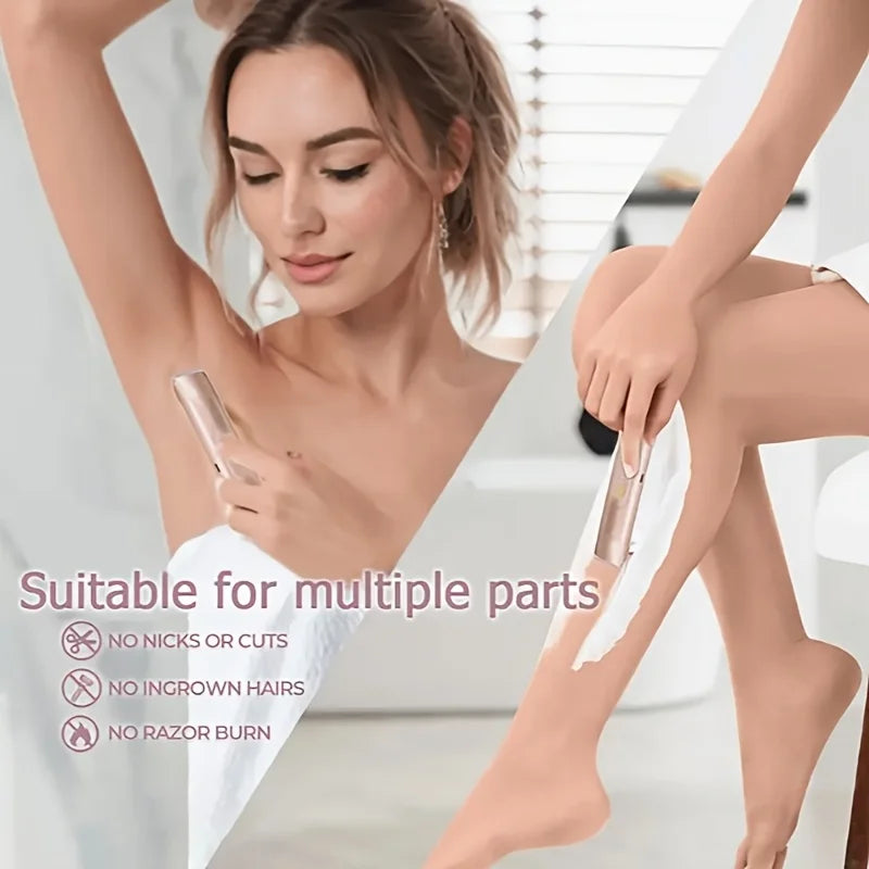 Women Electric Shaver Double Heads Waterproof Portable