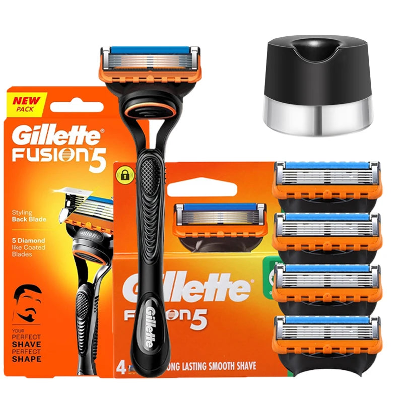 Gillette Fusion 5 Razor Men's Shaving Set 5 Layers Safety Manual Shaving