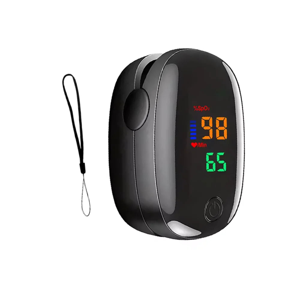 1pc Finger Pulse Oximeter Medical Portable Blood Oxygen Oxymetre Heart Rate Saturation Meter OLED Oximetro De Dedo LED Display