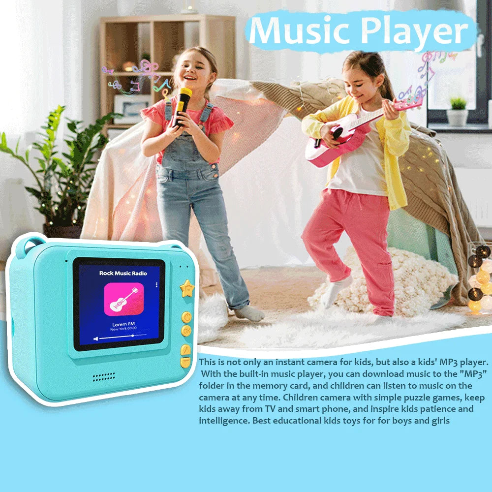 Digital Kids Instant Printing Camera Suitable for Photography