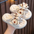 Summer Children's Slippers Girls Princess Bow Non-slip Soft Sole Slippers