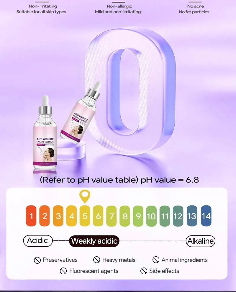Collagen Pepide& Arginine Anti Wrinkle Facial Serum Moisturizing & Repairing Skin