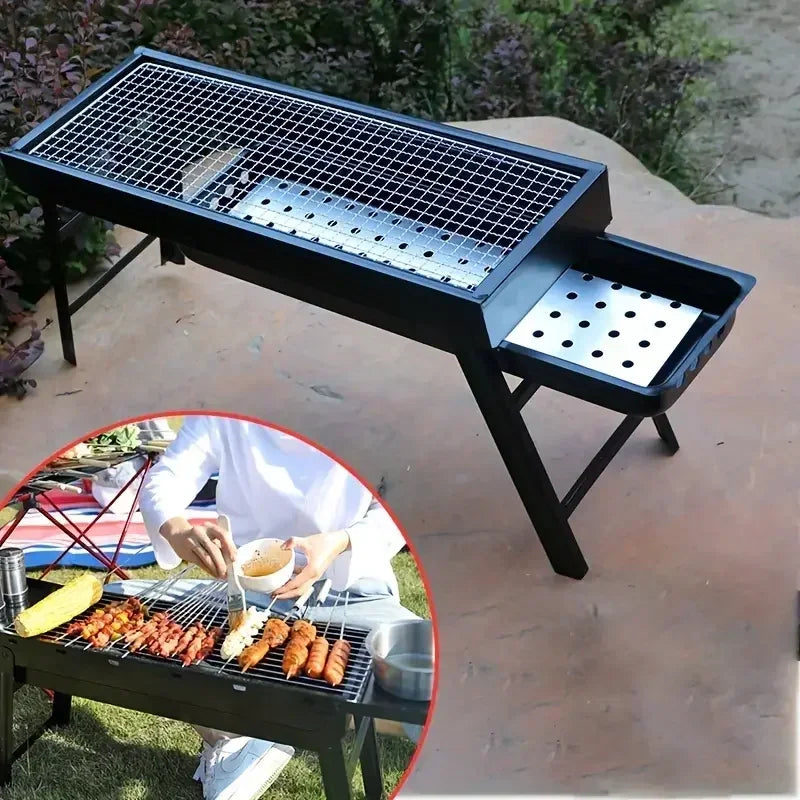 Folding Portable Charcoal Outdoor Camping Picnic Burner Large 60CM BBQ