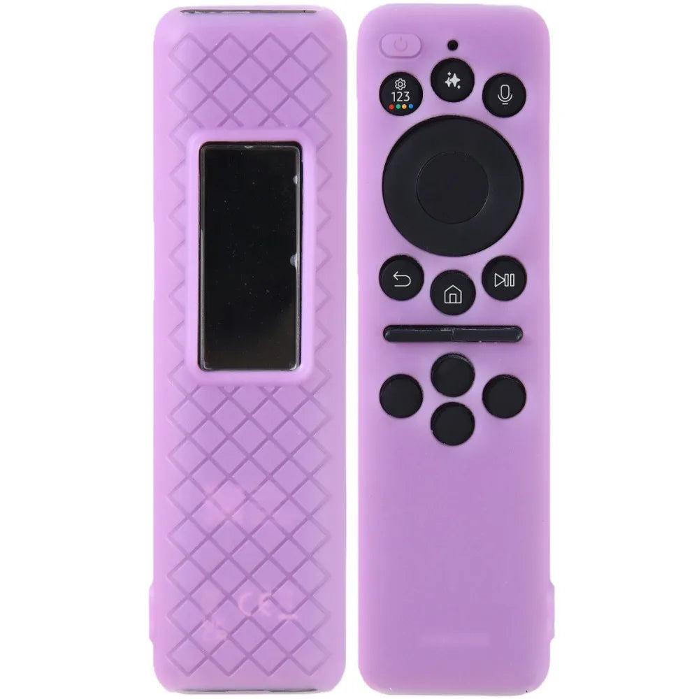 Silicone Remote Control Case Protector with Lanyard Protective Cover Anti-fall Soft Shell for Samsung BN59-01480A/BN59-01480L