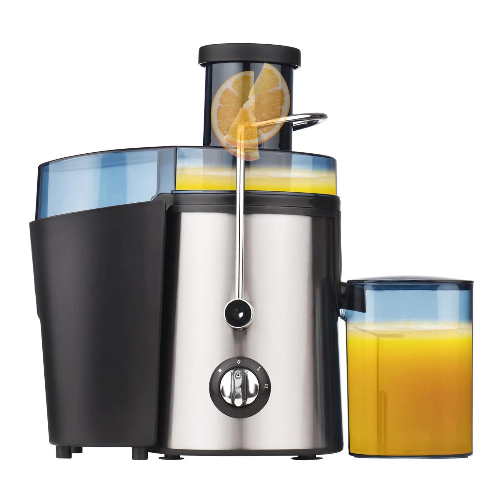 NEW Swiitol Juicer Household Large Caliber Electric Stainless Steel Body 800W High Power Strong Fruit Vegetable Extractor Residu