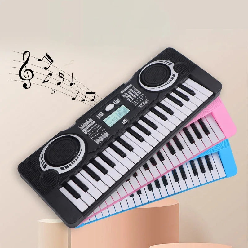 Portable 37 Keys Digital Keyboard LED Display Digital Electronic Piano