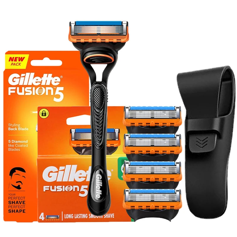 Gillette Fusion 5 Razor Men's Shaving Set 5 Layers Safety Manual Shaving