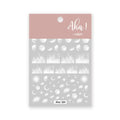 1pc Flower Nail Stickers Summer Floral Leaf Plant 5D Embossed Nail Slider Decals Self-Adhesive Nail Art Supplies Manicure Decor