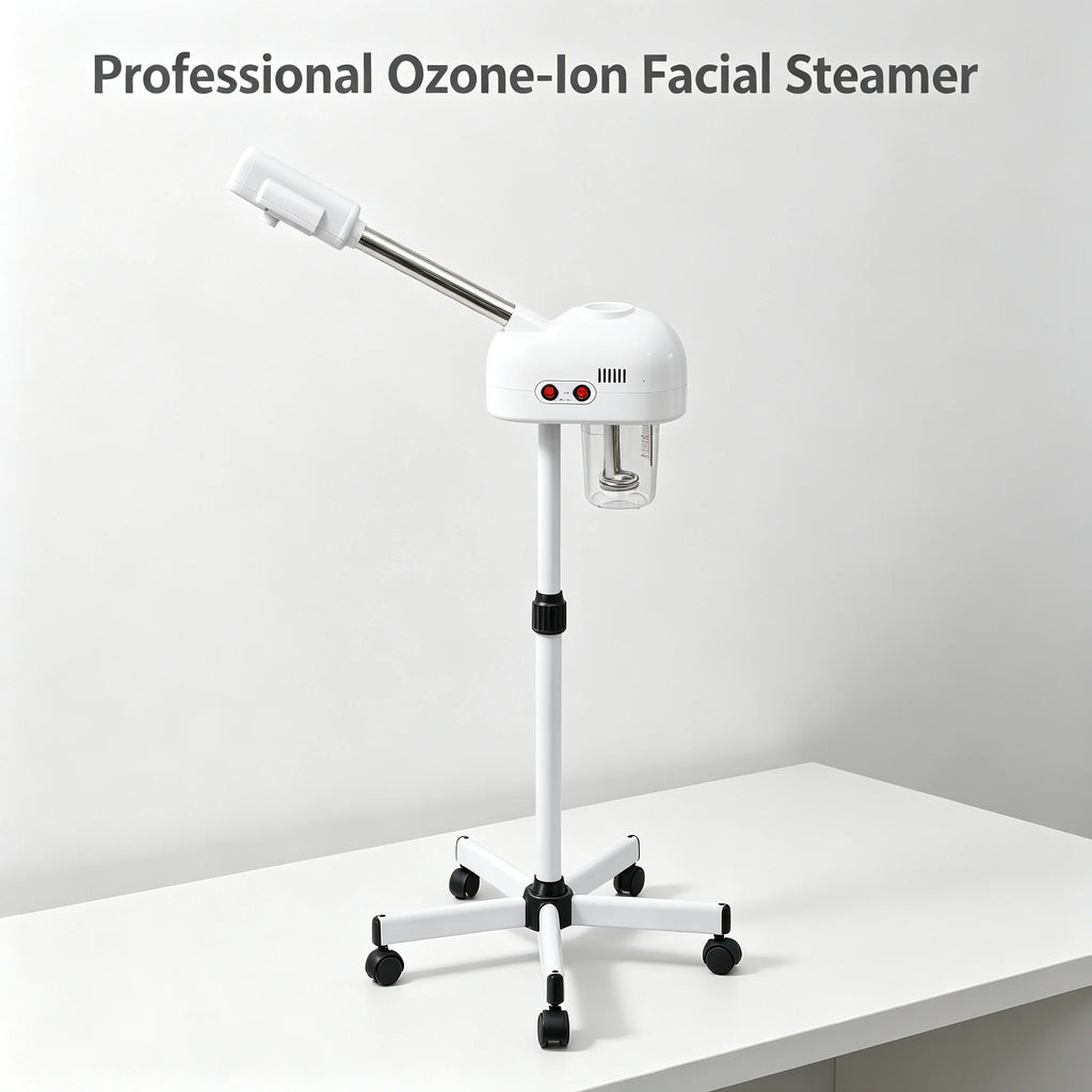Facial Steamer 800W with Ozone-Ion Steam, 360° Rotatable Design for Salon & Home Spa