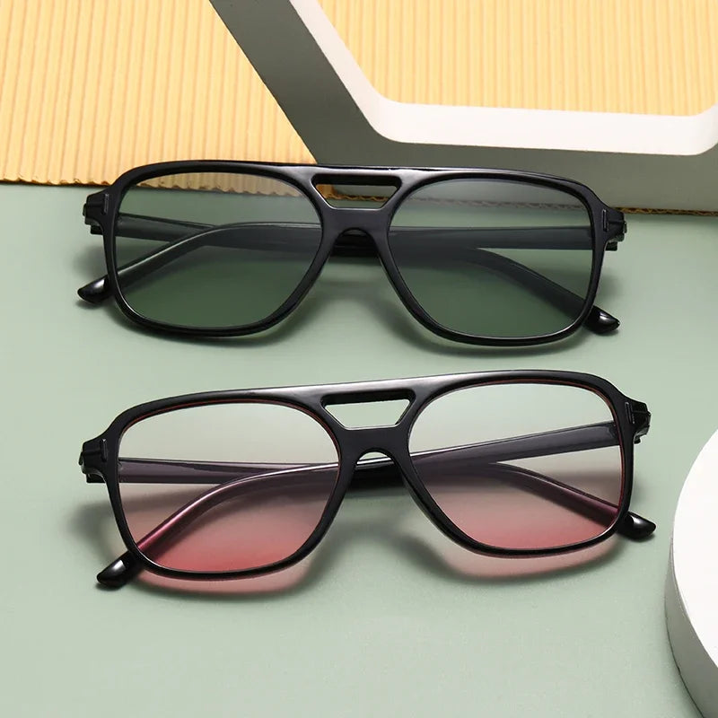 Children Double Girder Pilot Large Frame Sunglasses