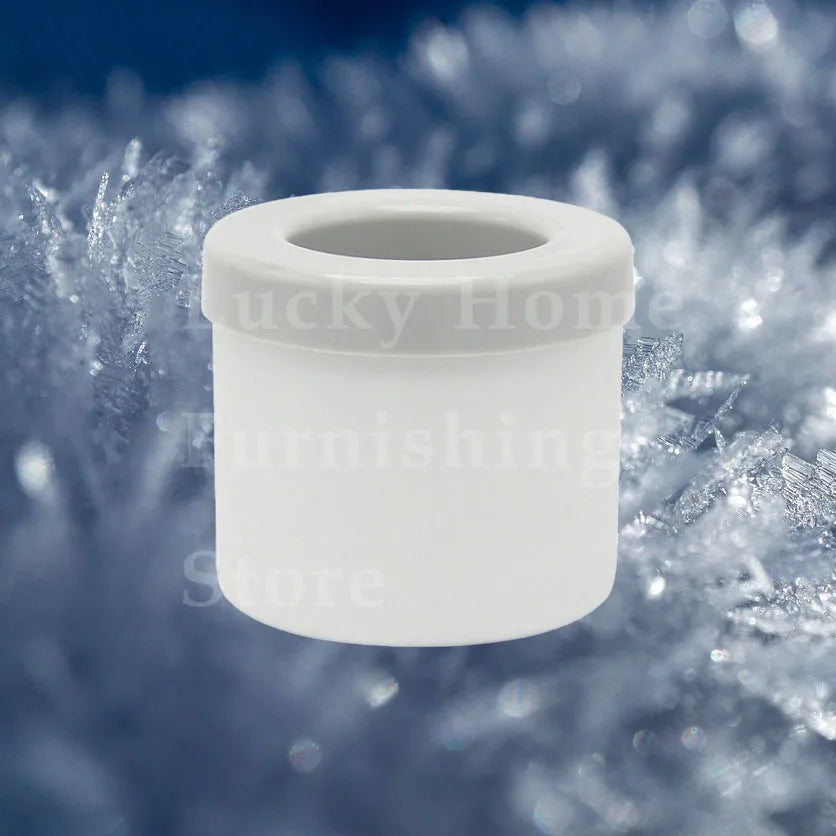 2-in-1 2/1pcs Ice Bucket & Maker, Round Silicone Mold with Quick Freeze Tray