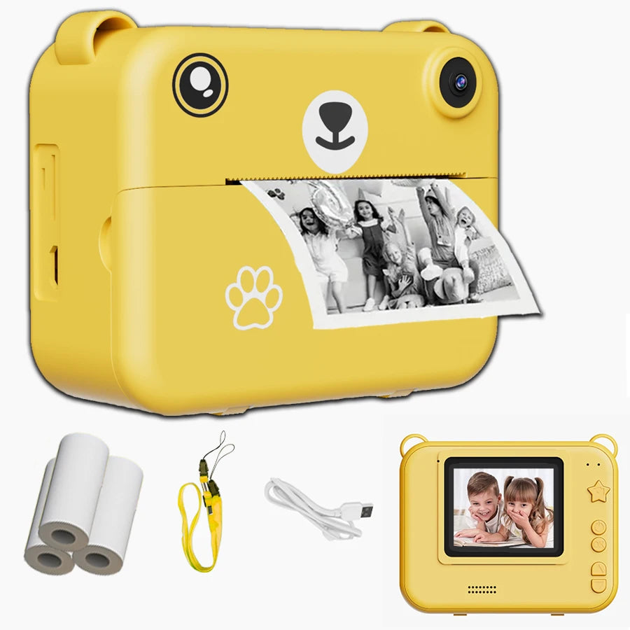 Kids Digital Camera Photography Instant Print Photo 1080P HD With Video Recorder
