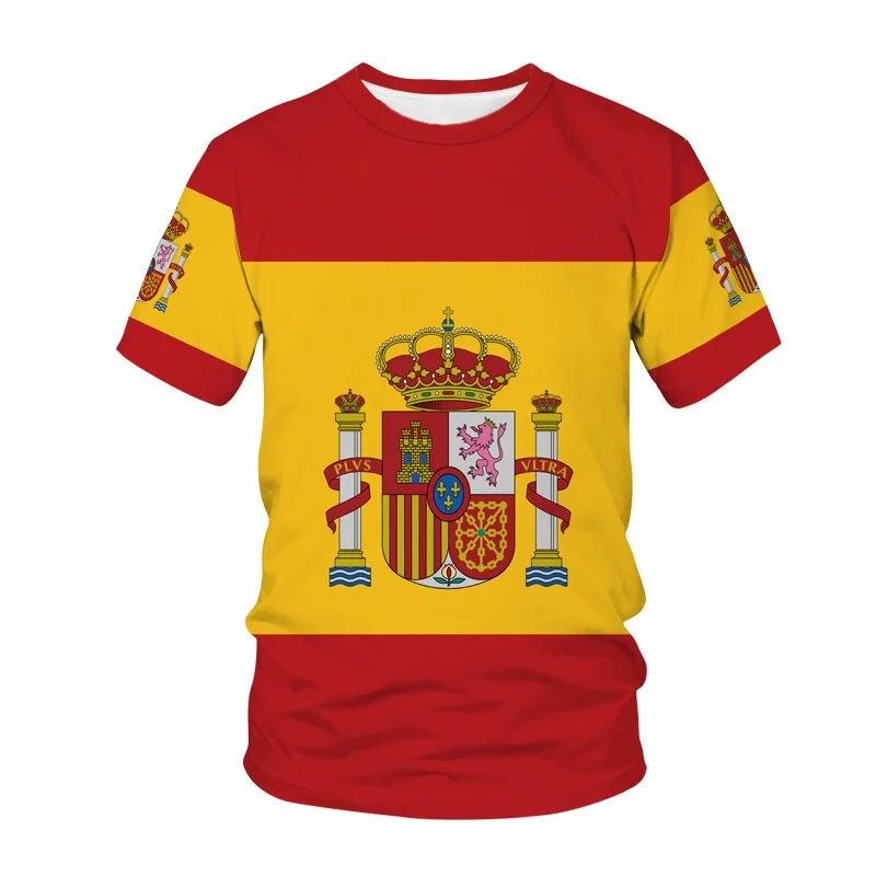 New Casual Men's Summer 3D T-Shirt British Flag Print Short Sleeve Sports Party Travel Street T-Shirt Family Hot Sale