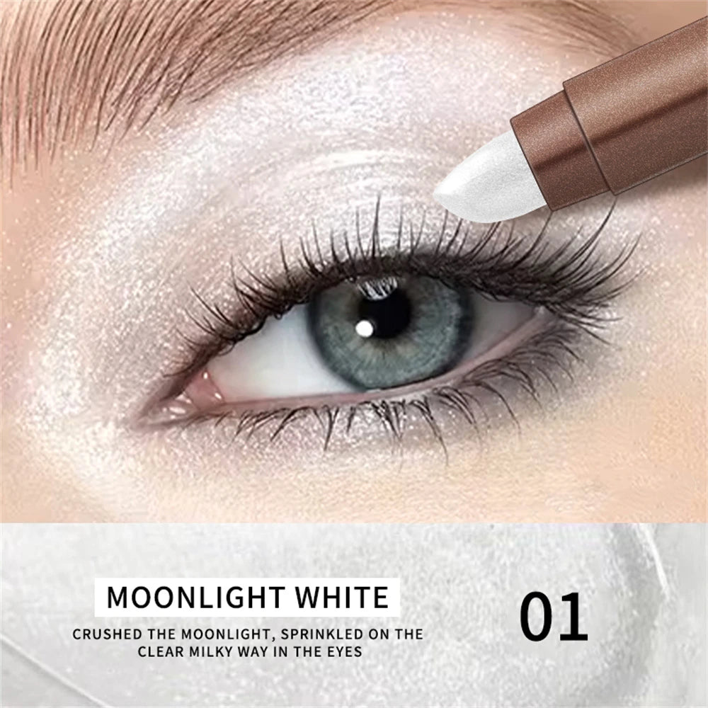 Metallic Dual Ended Eyeshadow Stick Diamond Shimmer Highlighter Pencil