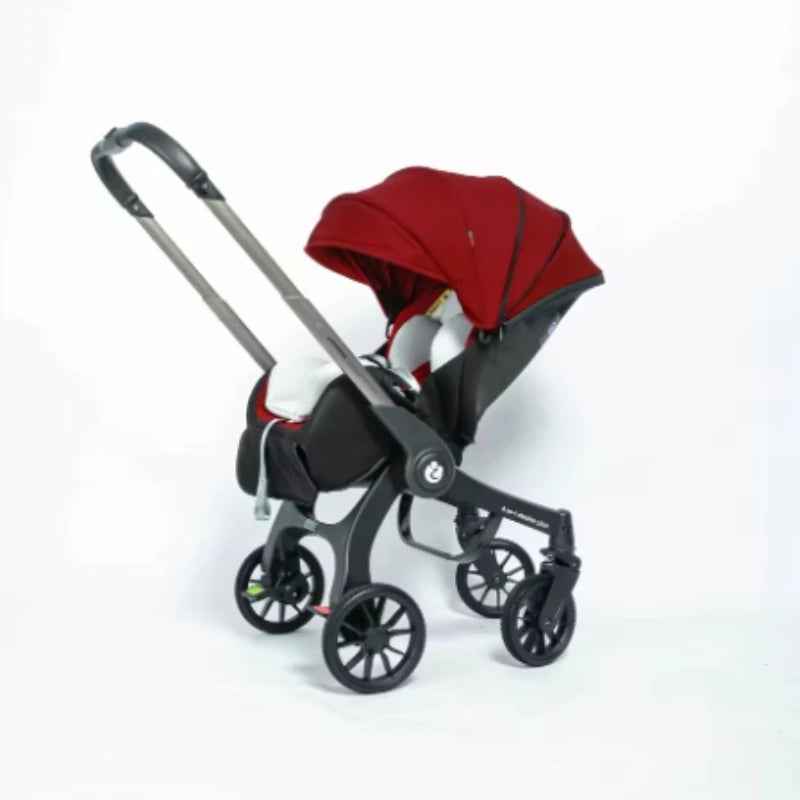 EU in Stock 4In1 Baby Stroller, Multifunctional Stroller Foldable with Car Seat Baby