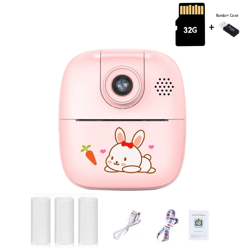 Kids Instant Print Camera Thermal Printed Camera