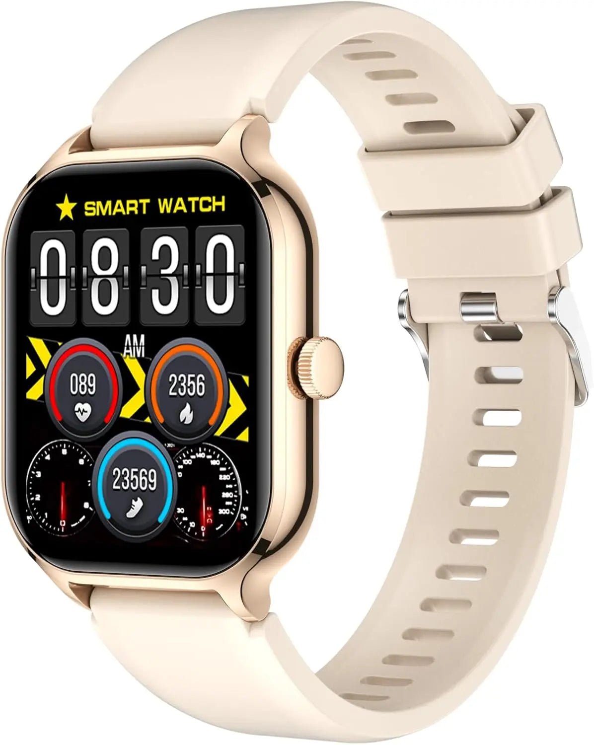 Smartwatch with HD Touch Screen, Wireless Calling, Alarm, Multi-Sport Modes