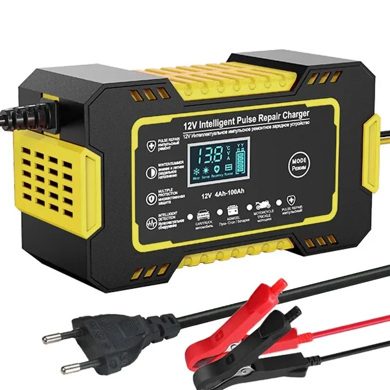 Car Battery Charger 12V Intelligent Pulse Repair