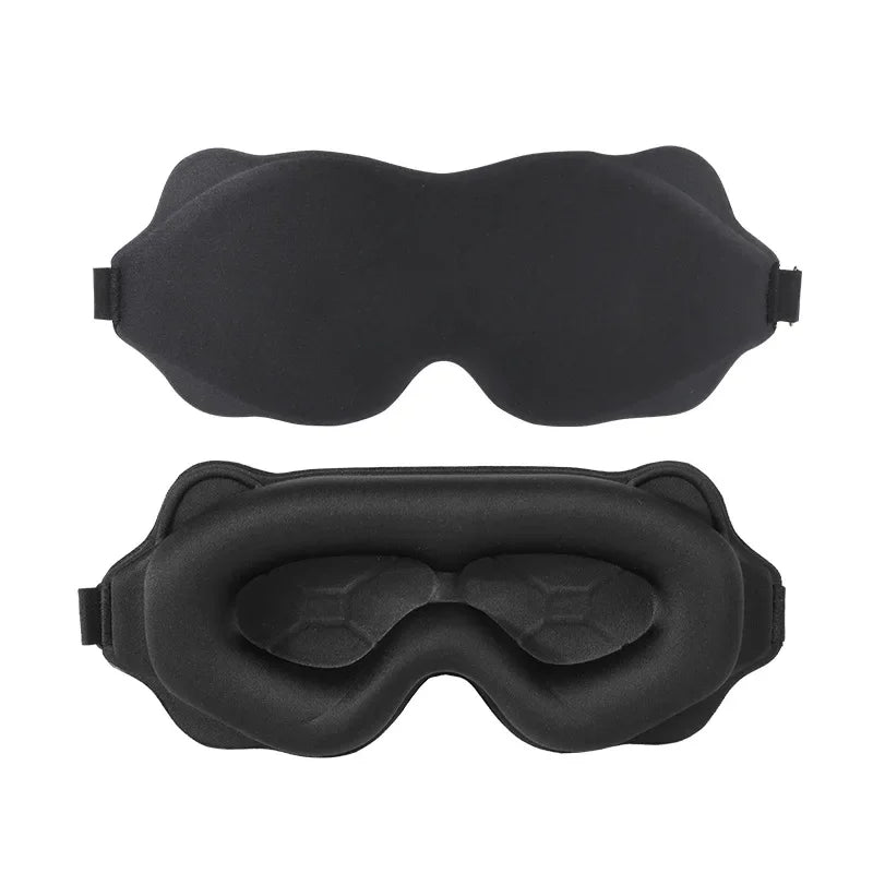 Sleep Eye Mask Weighted for Side Sleeper Men Women 3D Contoured Sleeping Mask No Eye Pressure 100% Blockout Soft Comfortable Eye