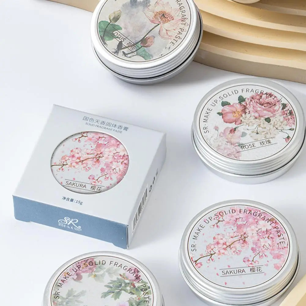 Portable Solid Balm For Women And Men, Refreshing Lasting Fragrance Deodorant