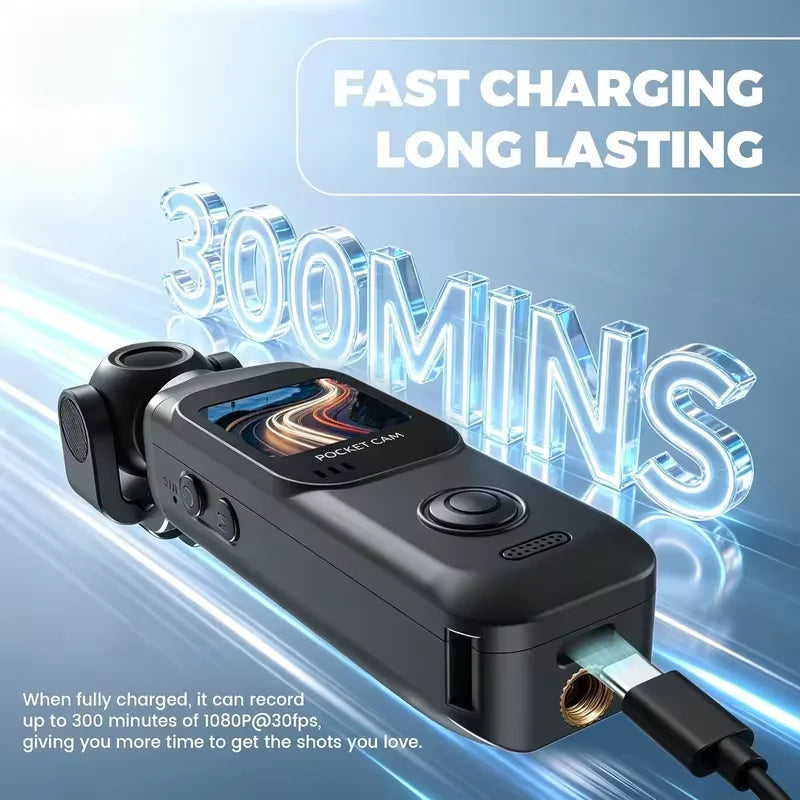 Kaysunlink 1080P Vlogging Camera with 270°Rotatable Lens.