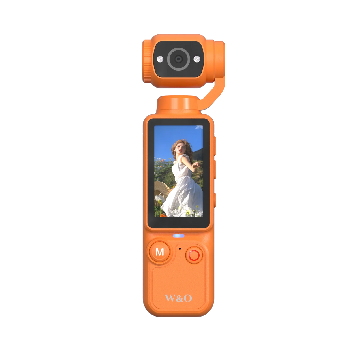 2026 New Portable 1MP Digital Camera with 4K Video, 16x Zoom & 180° Rotating Lens - Night Mode, Autofocus, Flash