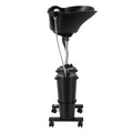 Height Adjustable Mobile Hair Washing Sink with Electric Pump & Wheels,