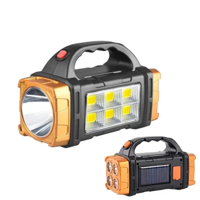 USB Rechargeable LED COB Flashlight Waterproof Portable