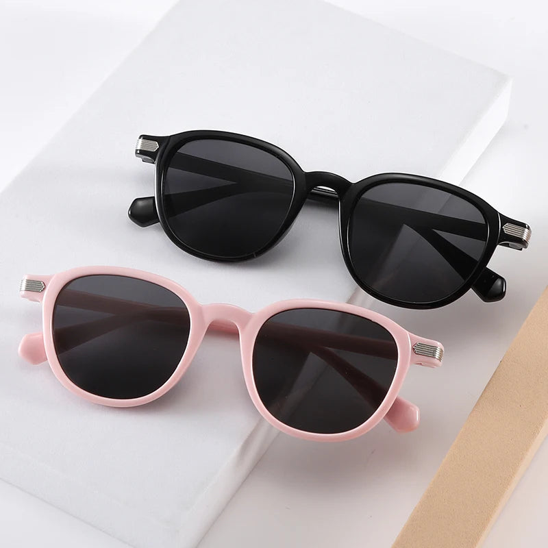 Fashion Children Sunglasses New Vintage Round