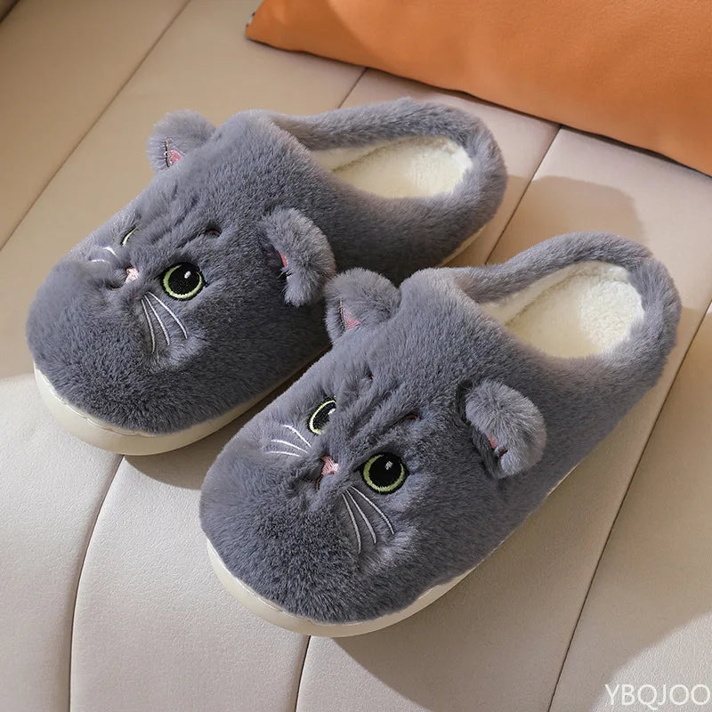 New Autumn Winter Cotton Slippers Men and Women Couple