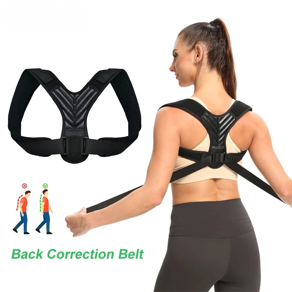 Adjustable Posture Corrector Back Support Women Men Hunchback Correction
