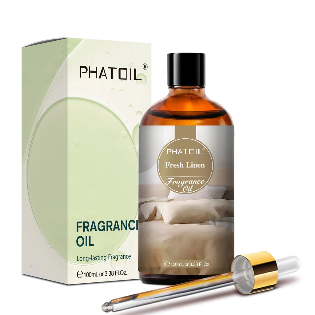 PHATOIL 100ml Fragrance Oil Coconut & Vanilla Bubble Gum Sea Breeze White Musk Aroma Fragrance Oils For Candles Soap Making