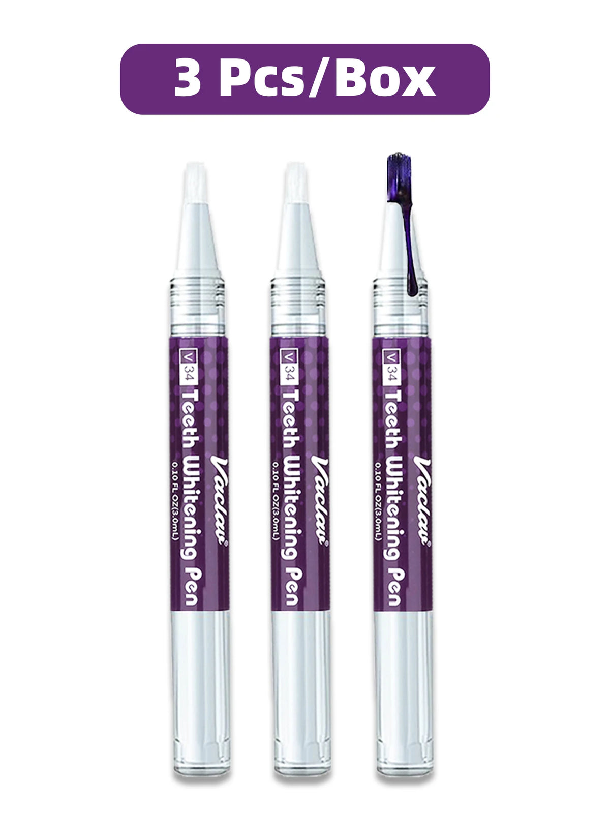 Purple Teeth Whitening Gel Pen Color Correction