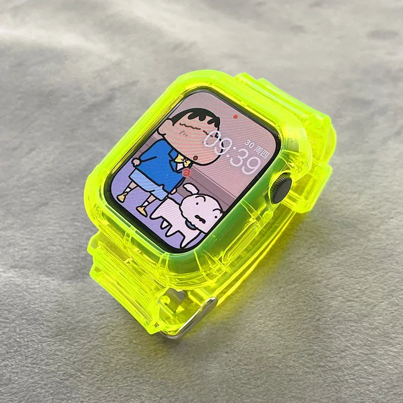 Clear Band + Case for Apple Watch Series