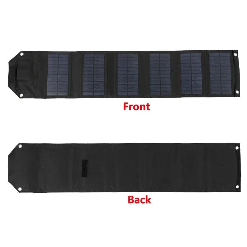 100W Foldable Solar Panel 5V USB Portable Folding Bag Battery Charger