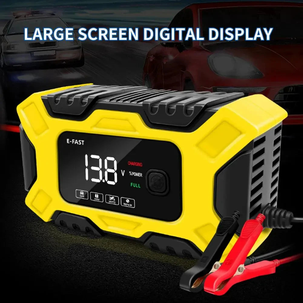 Car Battery Charger 12V Intelligent Pulse Repair