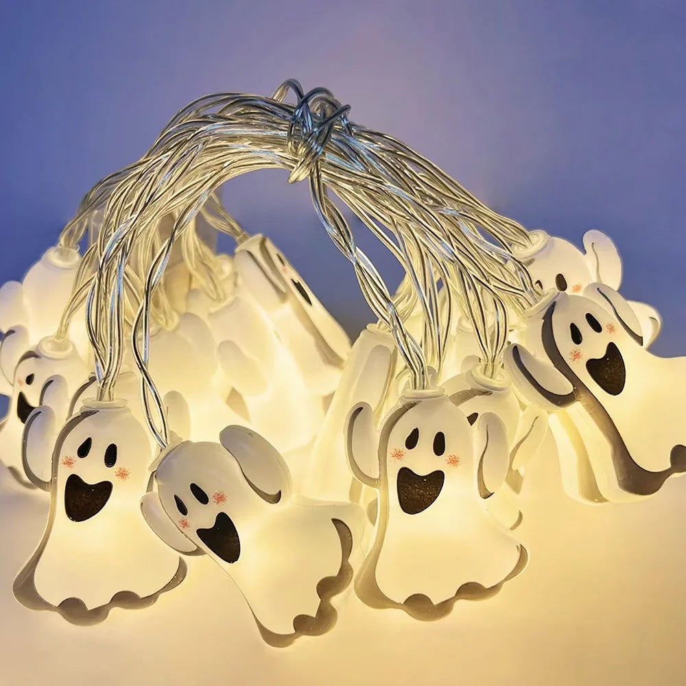 Halloween Decoration LED String Lights,Pumpkin Ghost