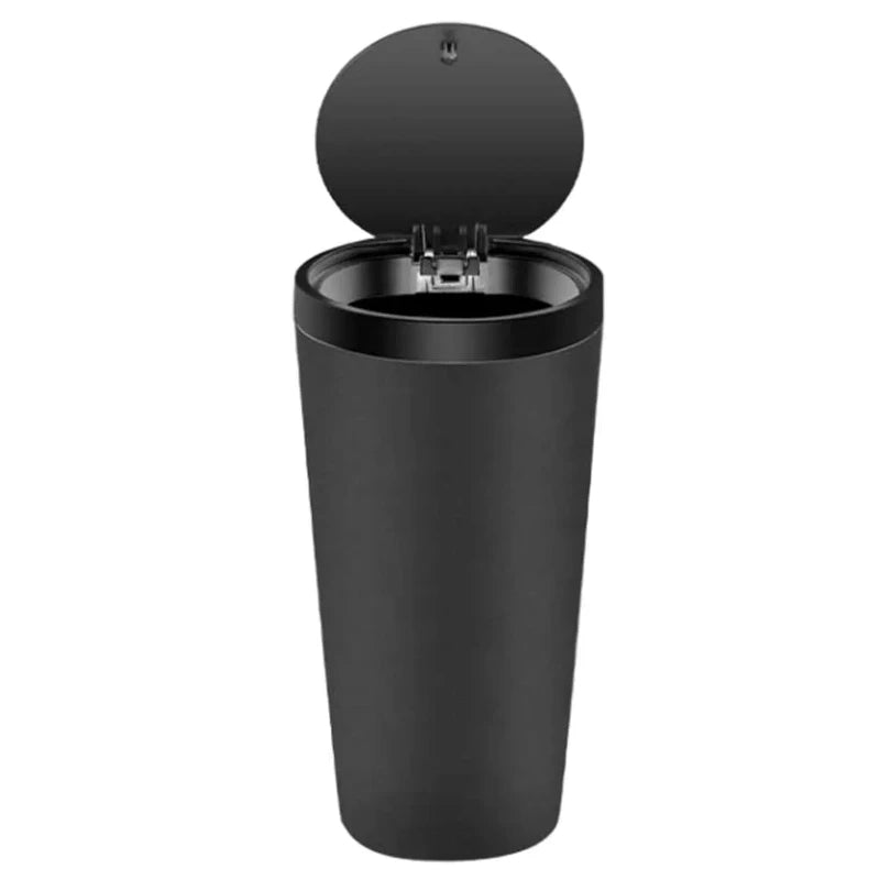 Auto Garbage Bin Ashtray Leak-proof Car Cup Holder Trash Can with Cover Storage Box Bucket Waterproof Acessory