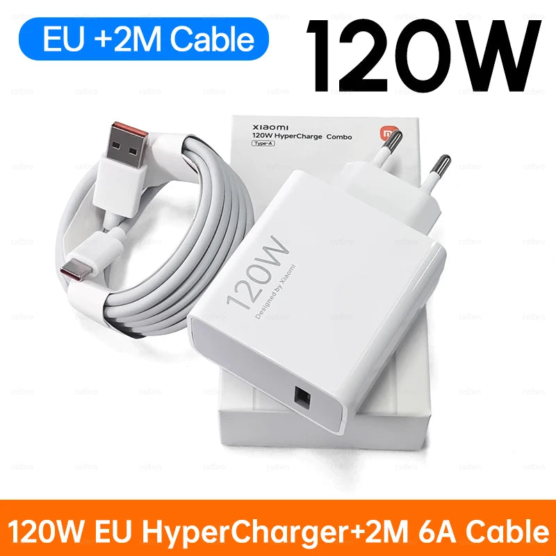 Xiaomi 120W Original Charger Wall Adapter 100w