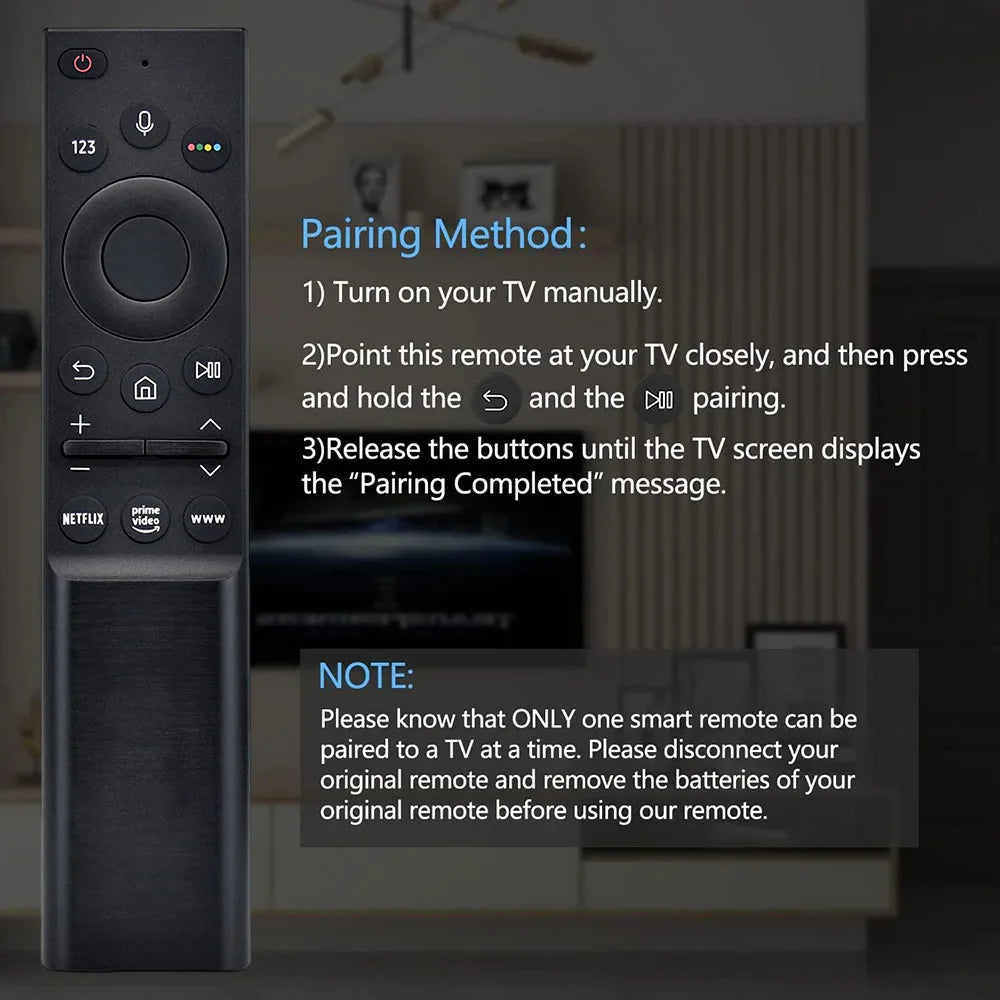 MRSVI Replacement Voice Remote Control BN59-01363L BN59-01363C For Samsung Smart TV UA75AU8000 QN43LS03AAFXZA QN65Q70AAFXZA