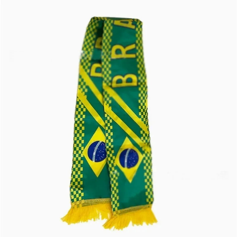 2026 Football Scarves: Brazil, Argentina, Germany, Spain, France, USA, Mexico, Canada