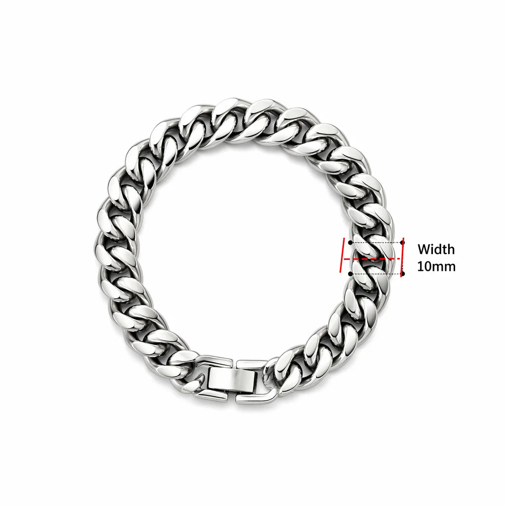 New Trendy Cuban Chain Men Bracelet Classic