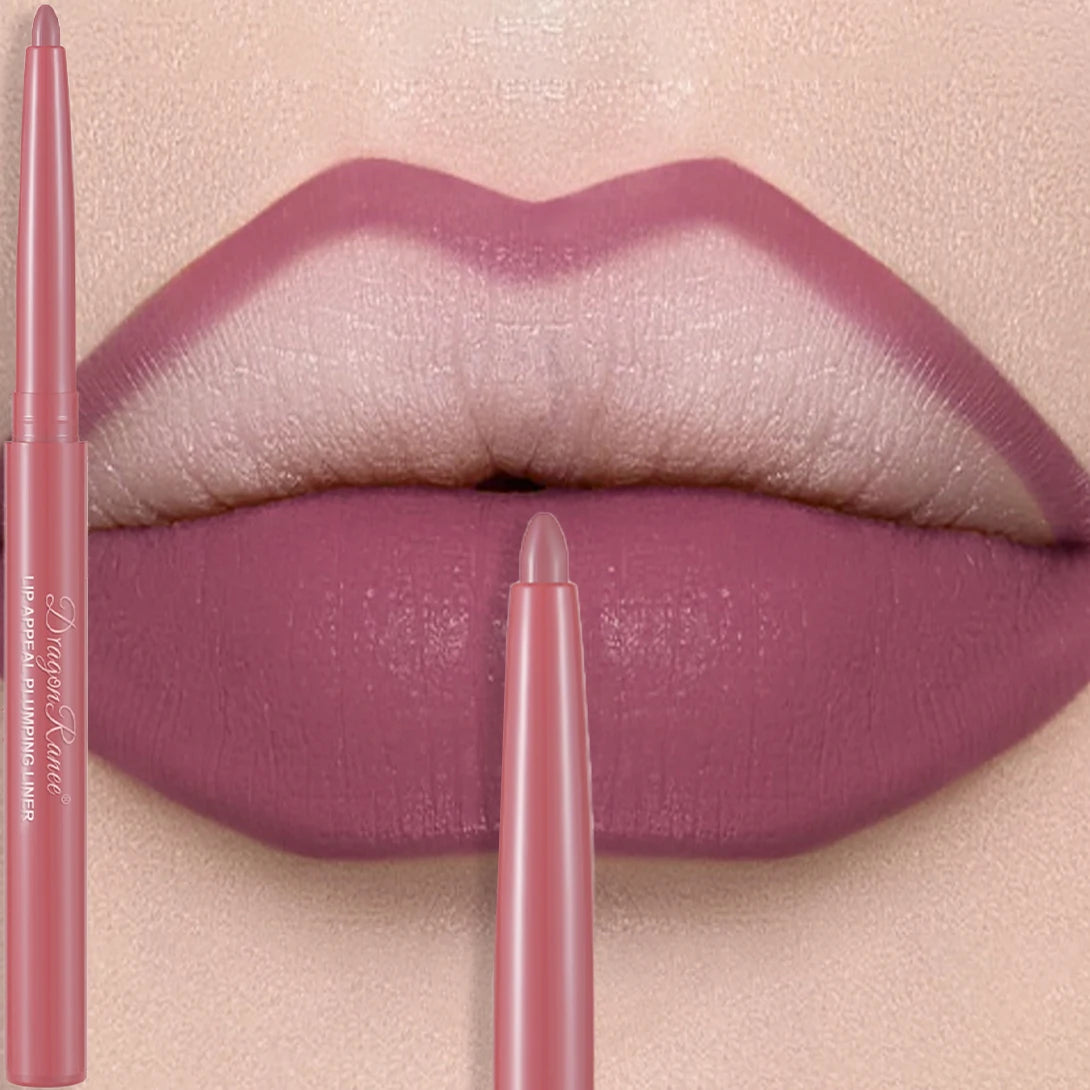 Multi Color Matte Lip Liner Crayon, Velvet Waterproof Lip Pencil