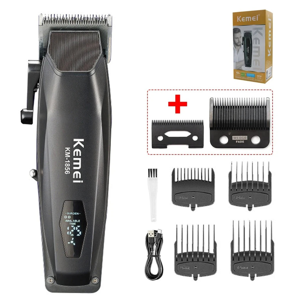 Kemei KM-1856 Electric Rechargeable Best Hair Trimmer Professional
