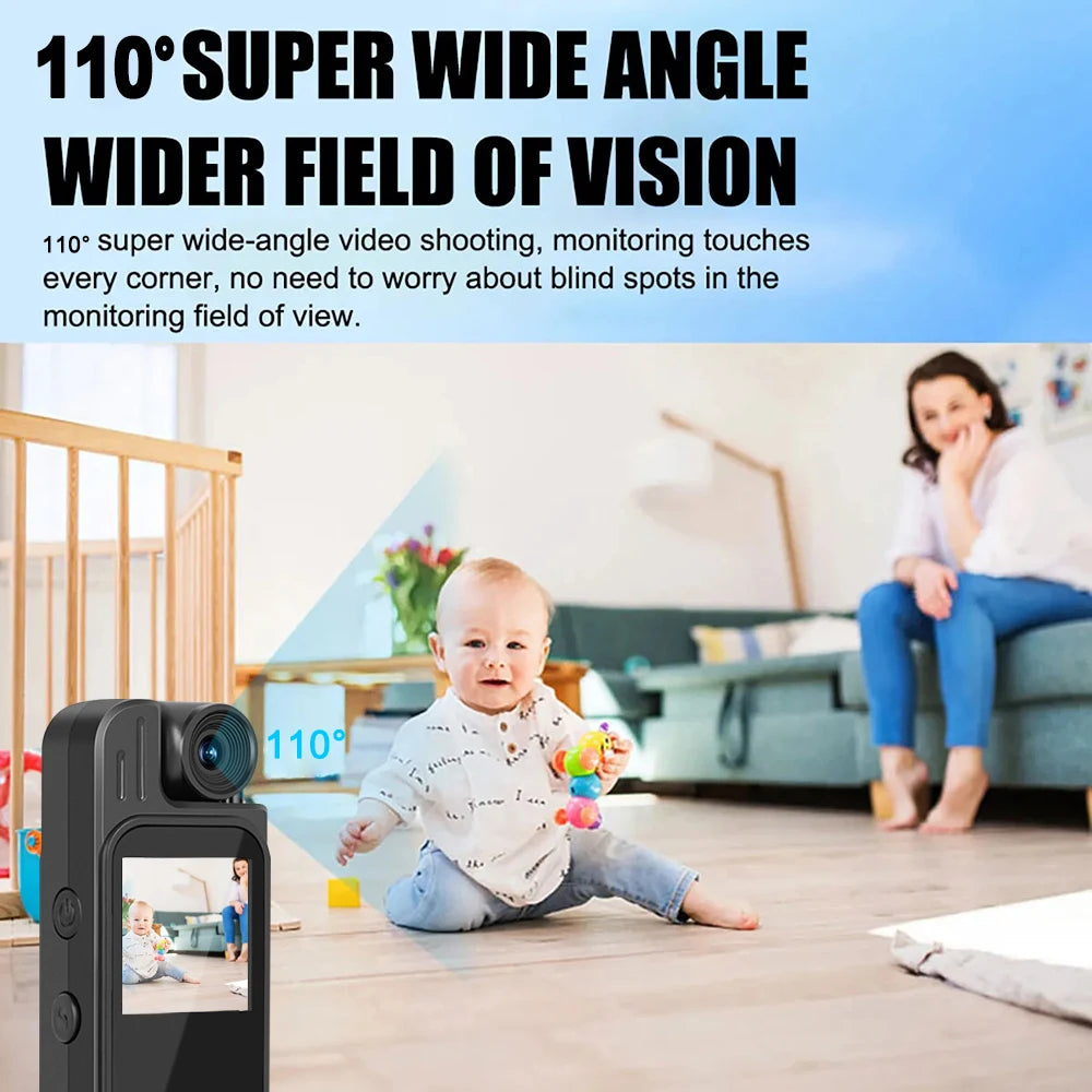 Mini Body Camera 1080P HD Sports Camera Infrared Night Vision