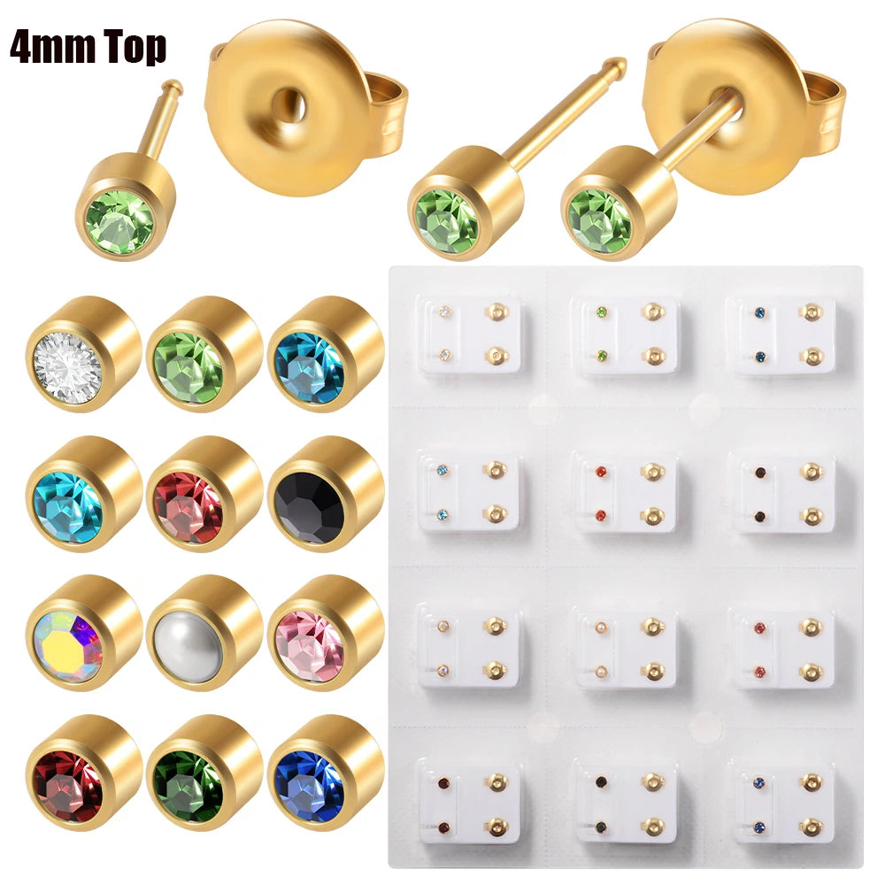 Professional Ear Piercing Gun Tool Set Steel Stud Earrings Safe