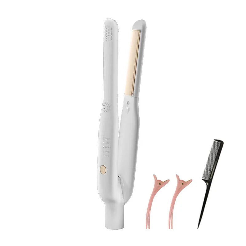 Professional Hair Straightener - Ionic Flat Iron with Negative Ions Men's Hair Styler, Anti-Scald Handle for Frizz-Free Styling