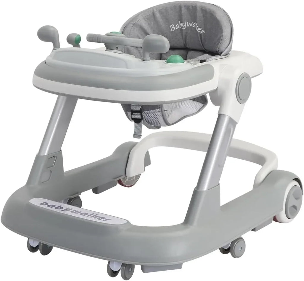 2 in 1 Baby Walker, Toddler Baby Push Walker with Removable Feeding