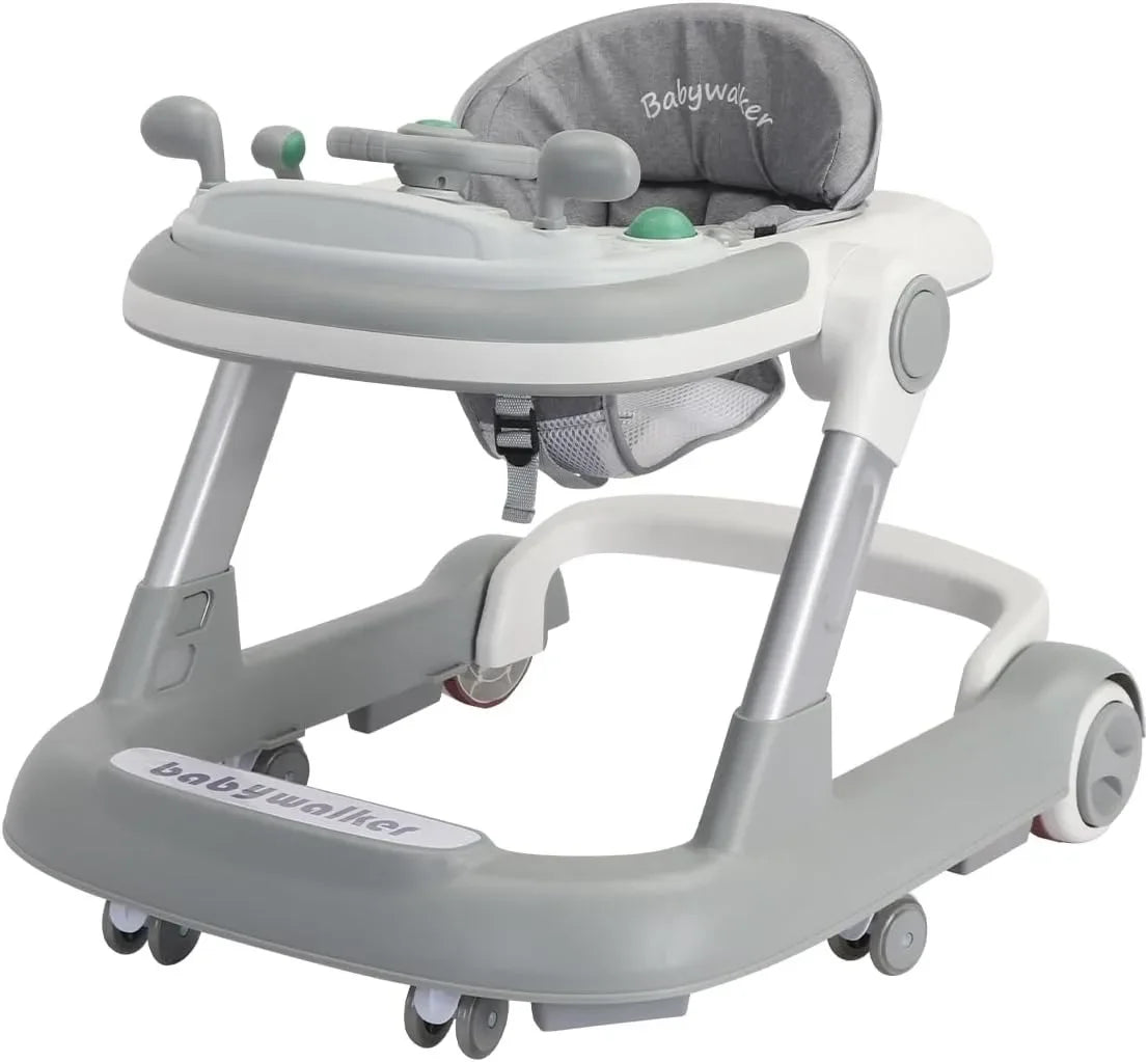 2 in 1 Baby Walker, Toddler Baby Push Walker with Removable Feeding